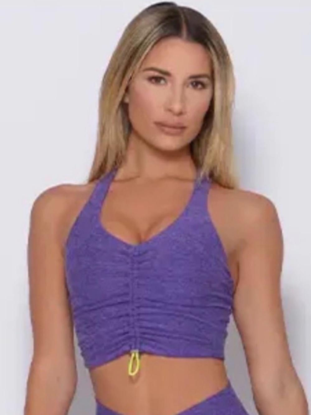 Enhance Toggle Bra Bombshell Sportswear Iris
